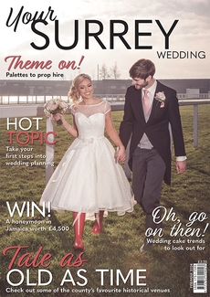 Cover of the February/March 2024 issue of Your Surrey Wedding magazine