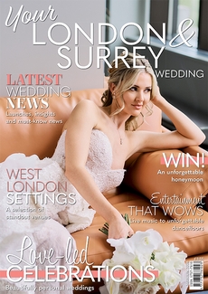 Cover of the May/June 2026 issue of Your London and Surrey Wedding magazine