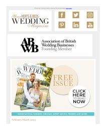 Your Herts and Beds Wedding magazine - February 2023 newsletter