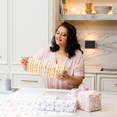 Wedding News: Sustainable wedding wrapping paper from Curlicue