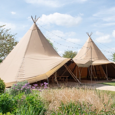 The Gardens at Polehanger offers a rustic setting for weddings