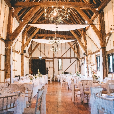 Discover The Tithe Barn wedding spaces