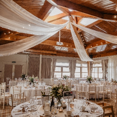 Exchange vows at Woburn Safari Park in Bedfordshire