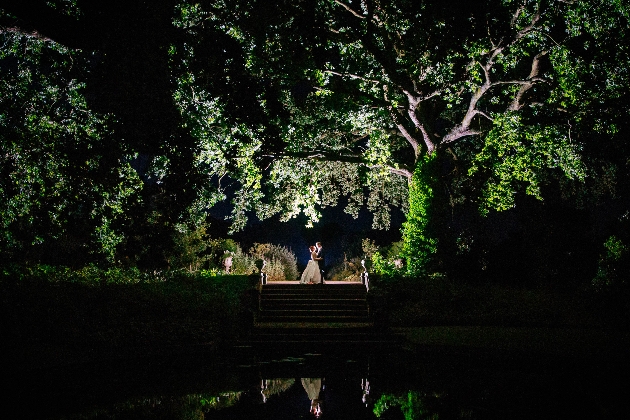 The beautiful grounds at Micklefield Hall are perfect for wedding photography 