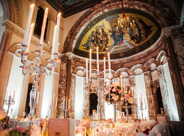 The beautiful reception space at Luton Hoo Hotel