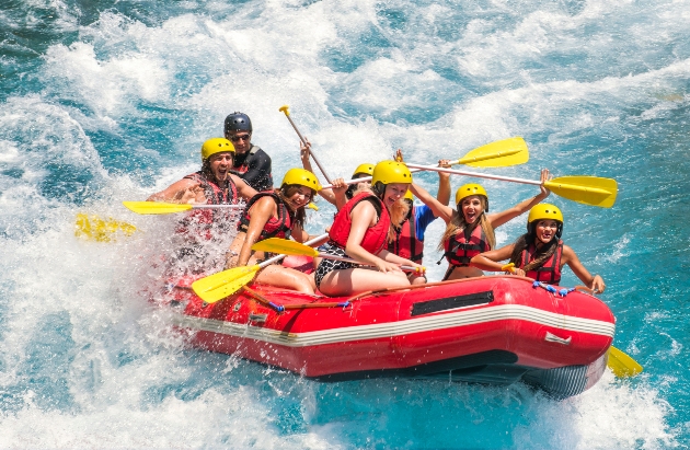 white water rafting