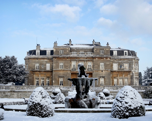 A beautiful winter day at Luton Hoo Hotel in Bedfordshire