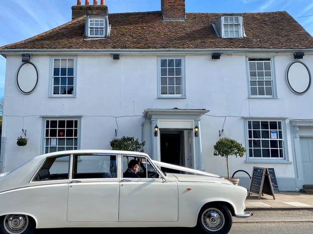 The exterior at The Fox & Hounds Hudson, in Hertfordshire 