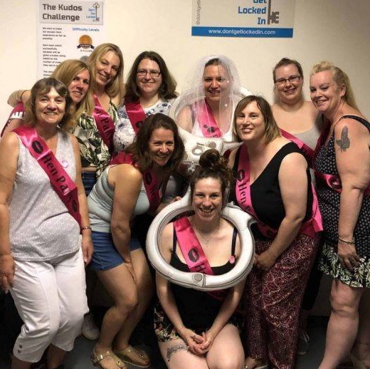 This group had the perfect hen do at Don’t Get Locked In Escape Rooms 