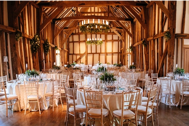Micklefield Hall's reception space is perfect for rustic weddings