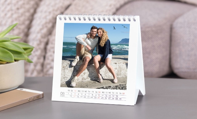 photo desk calender