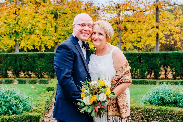 Couple in garden