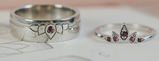 Jodie Gearing Bespoke Jewellery Design wedding rings