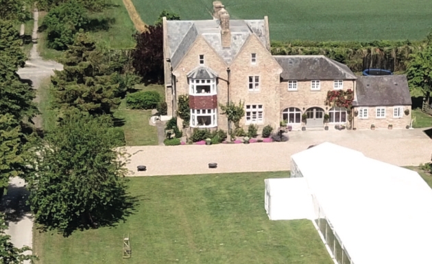 The exterior at Dunton Lodge Farm Wedding in Hertfordshire