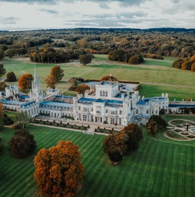 aerial view of Ashridge House