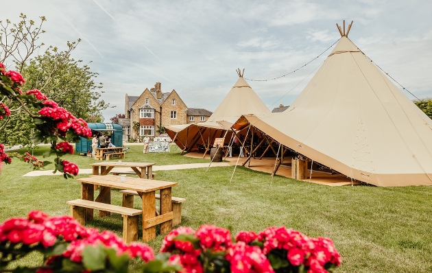 Dunton Lodge's tipis