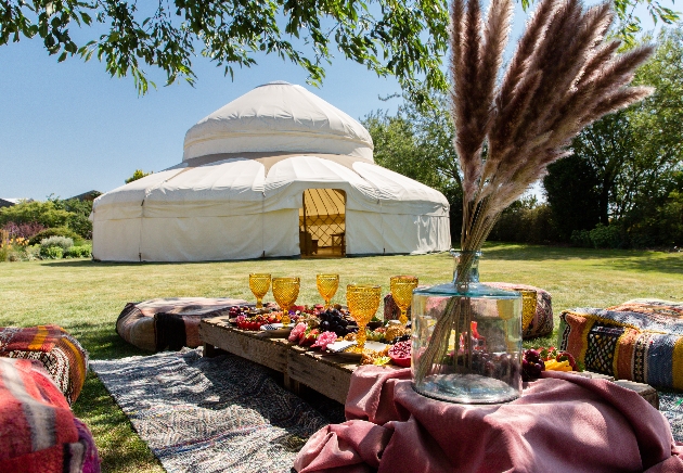 Outdoor weddings at The Gardens at Polehanger