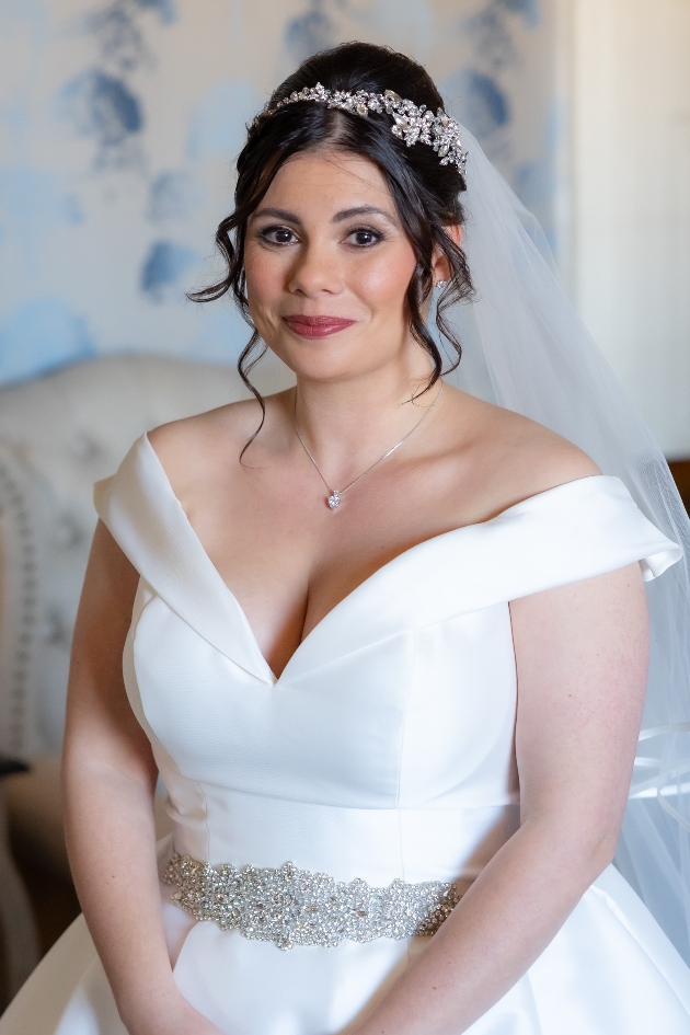 Beautiful bride with make-up by Niki Makeup