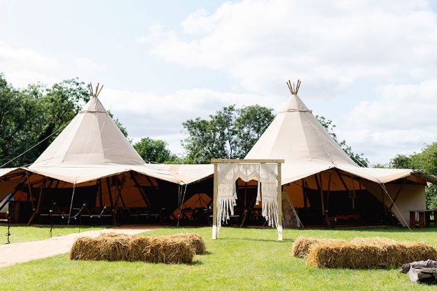 Tipis at Treewell Farm