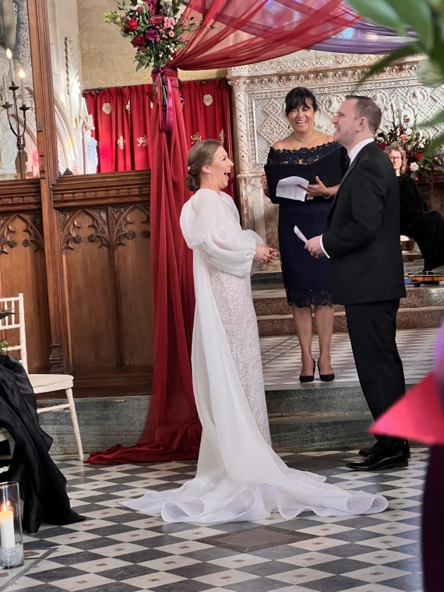 Erishia of Your Forever After Celebrant creating a meaningful, personalised wedding ceremony for a couple