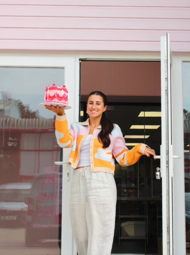 Wedding cake designer at Amy’s Bakehouse working in a spacious new professional kitchen