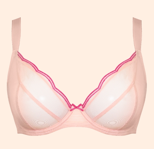 Lightstyle scallop blush bra by Curvy Kate