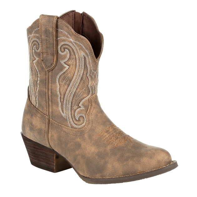 Durango's women's crush western boots in Driftwood