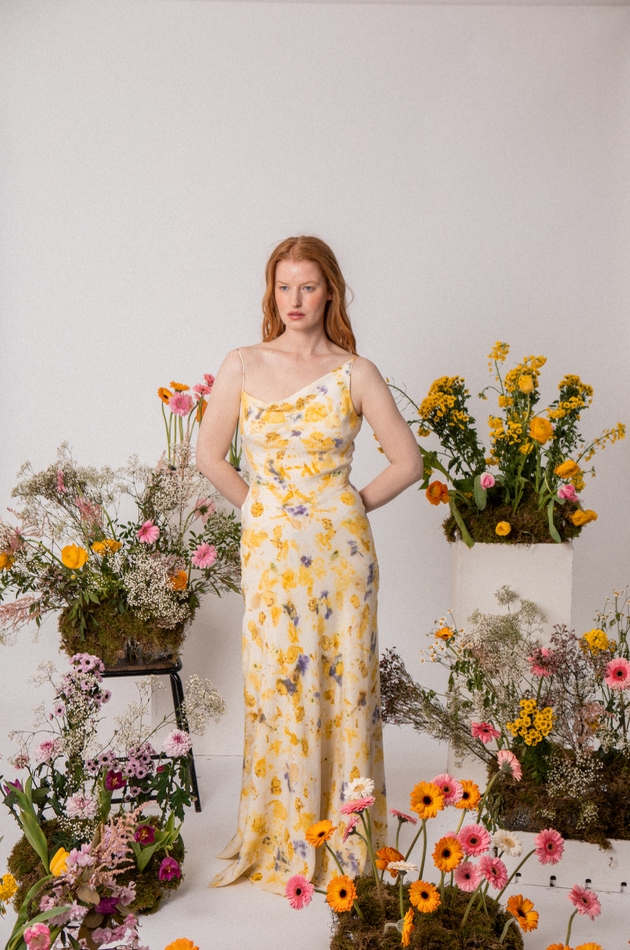 A re-purposed dress from the Ever After collection by Andrea Hawkes