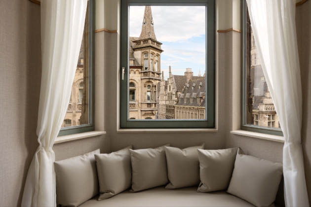Bedroom window at NH collection Ghent